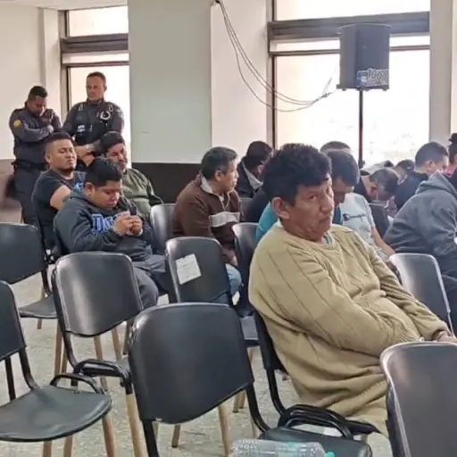 Audiencia de primera declaración contra 16 personas señaladas en el caso 