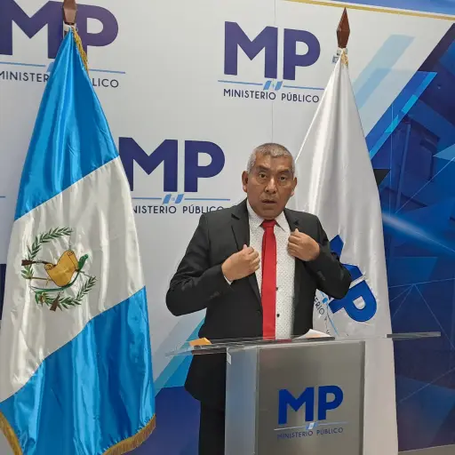 El fiscal Rafael Curruchiche, jefe de la FECI, brindó detalles del caso 