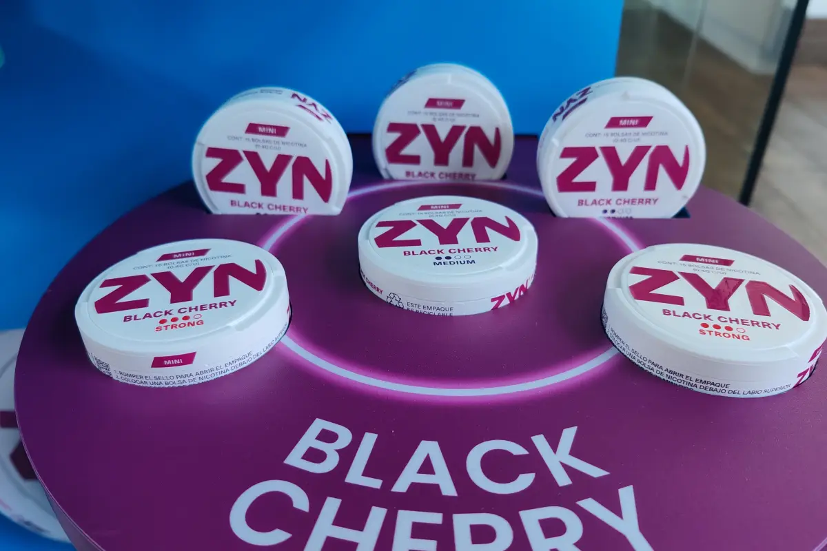 Zyn, bolsas de nicotina, Ivonne Gordillo