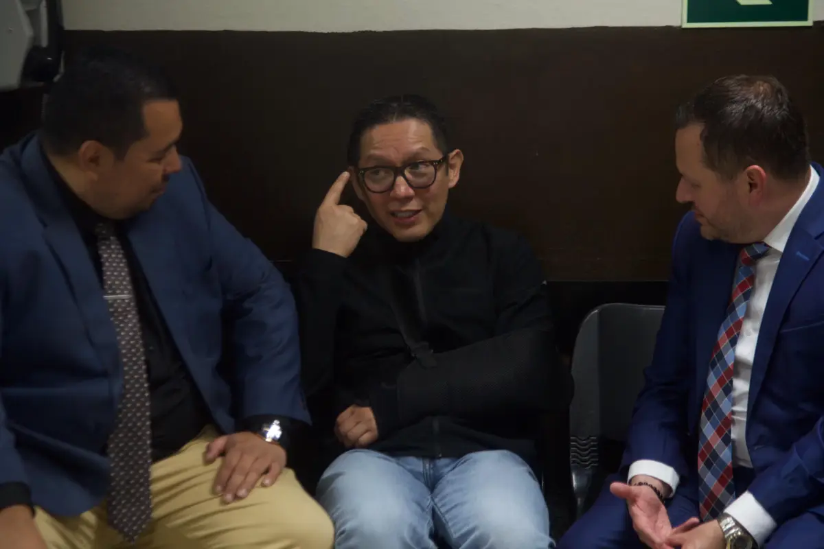 Melvin Quijivix, expresidente del INDE, a su ingreso a la sala de audiencias., Omar Solís/Emisoras Unidas