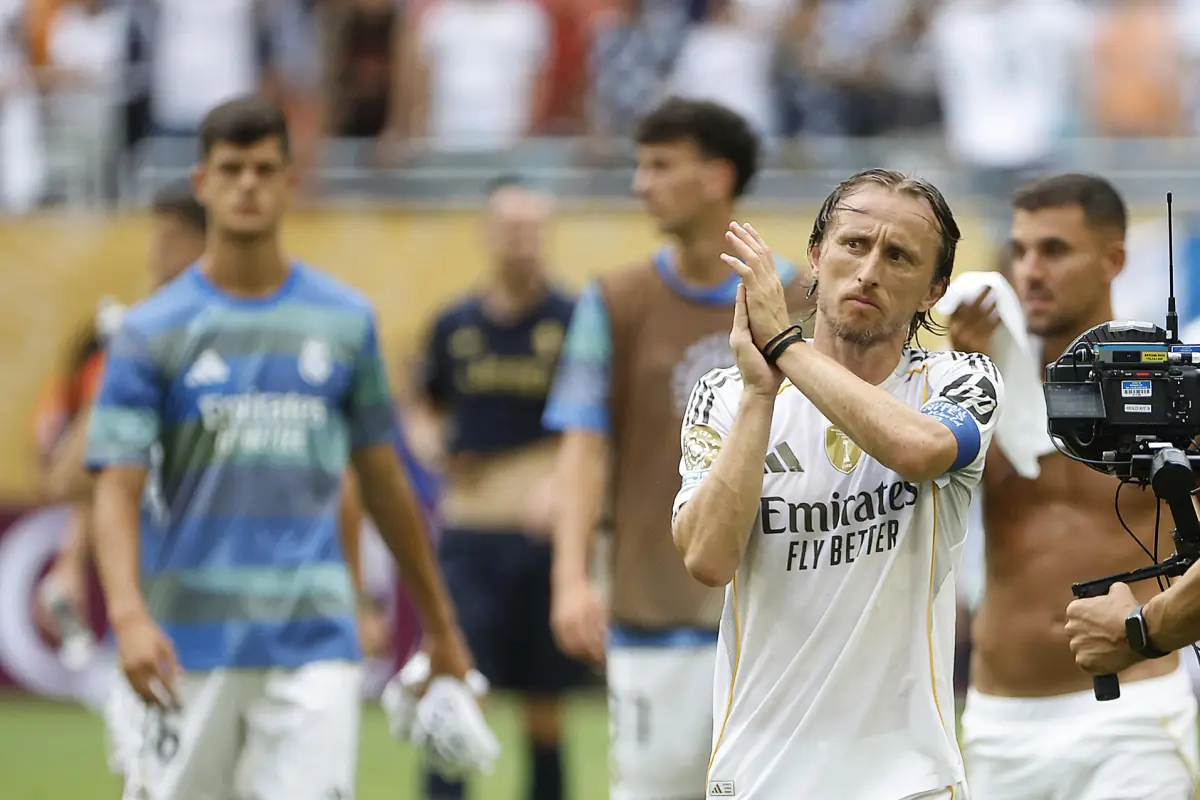 Luka Modric jugó su último partido con el Real Madrid - EFE