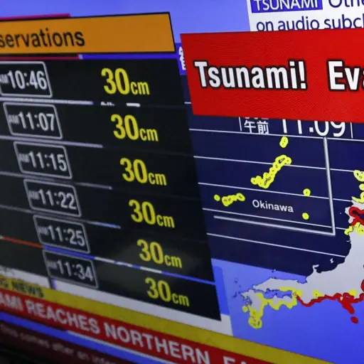 Alerta de tsunami en Japón por terremoto en Kamchatka, Rusia ,EFE