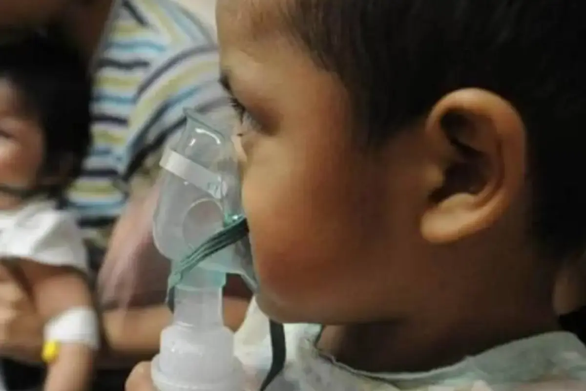 Niños atendidos por problemas respiratorios.