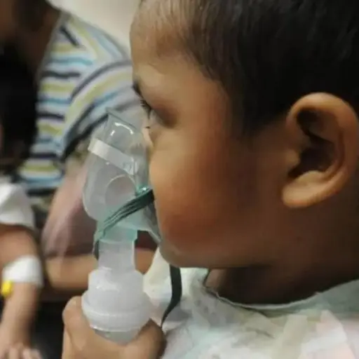 Niños atendidos por problemas respiratorios.