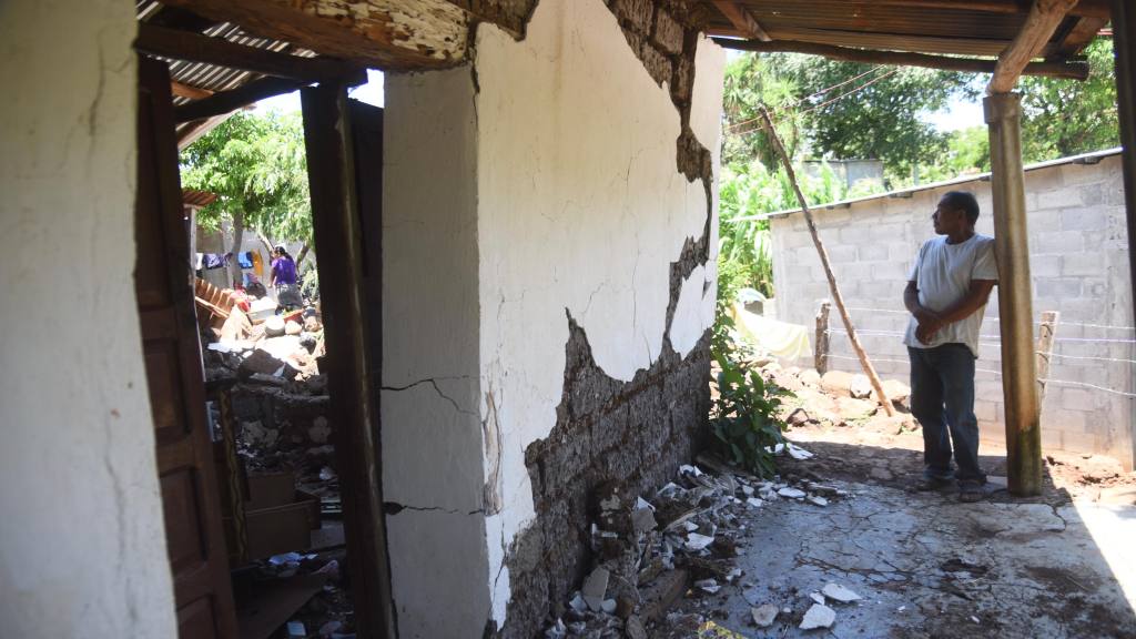 Daños por sismos en Comapa, Jutiapa | Omar Solís/EU