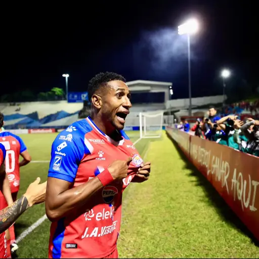 Celebración de Romario Da Silva ante el Hércules de El Salvador - INDES