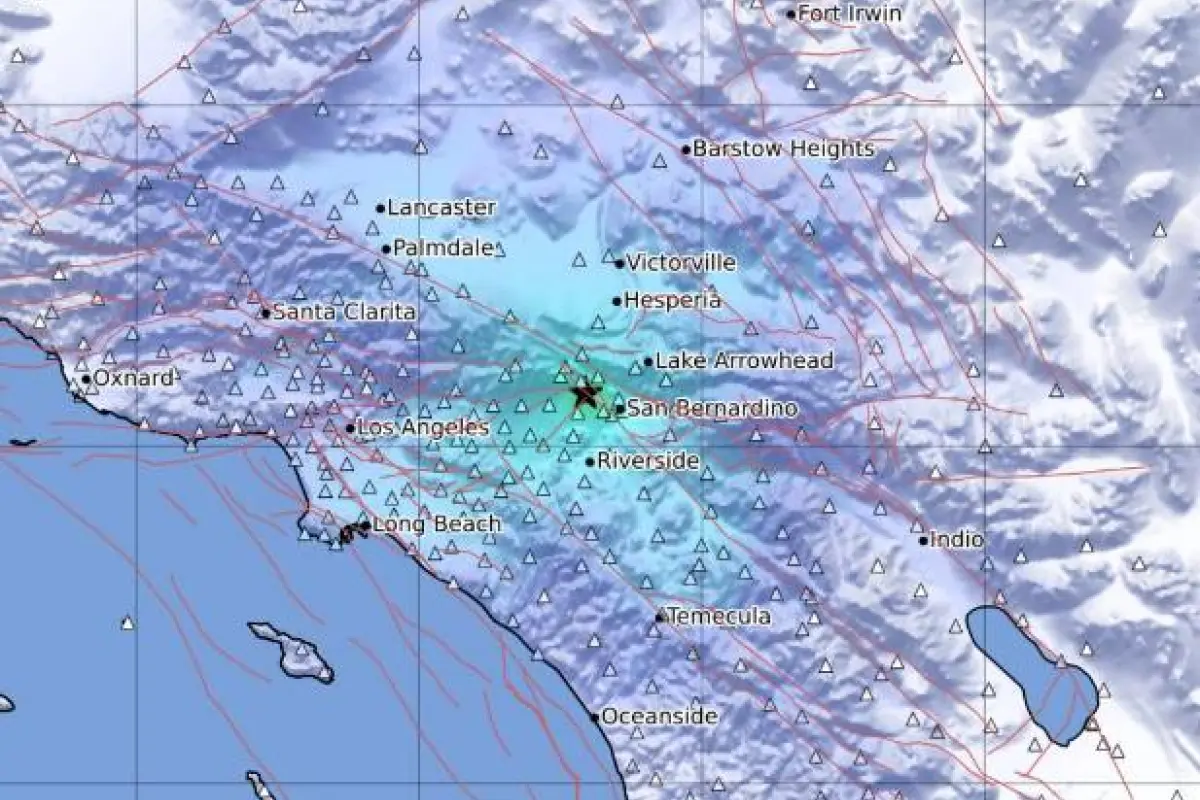 Sismo en Los Ángeles, 31 de julio de 2025, USGS
