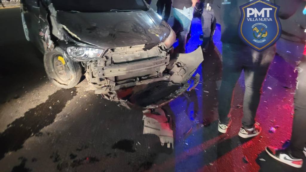 Accidente en la carretera al Pacífico  | PMT de Villa Nueva