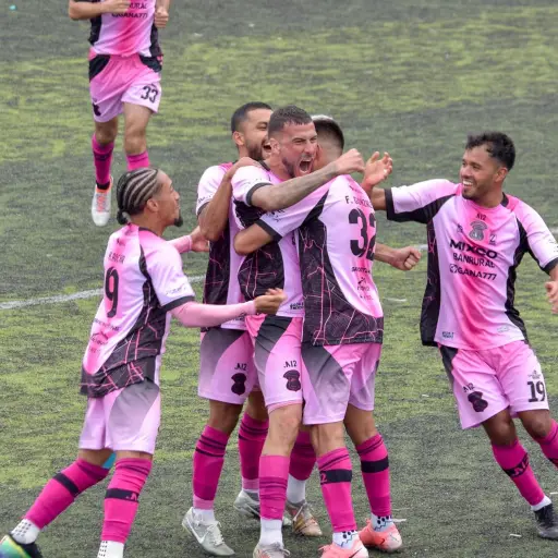 Celebración de Mixco ante Comunicaciones - Deportivo Mixco