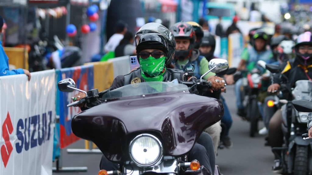 Celebran el Día del Motorista con caravana en la ciudad | Álex Meoño