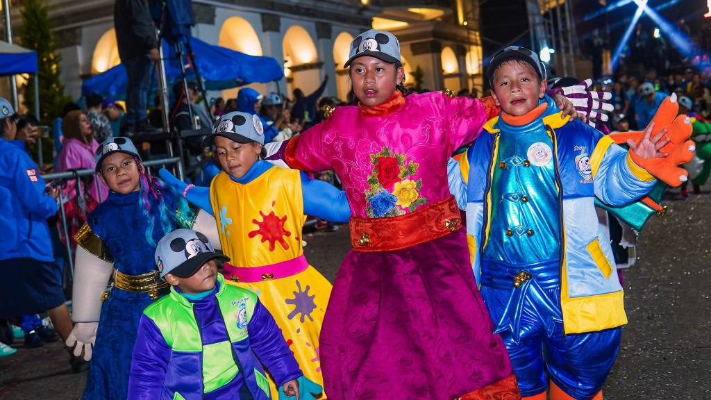 El convite infantil de Santo Domingo alegró el Parque de Mixco. | Cortesía