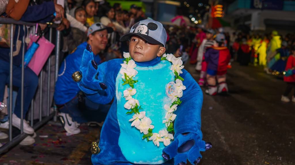 El convite infantil de Santo Domingo alegró el Parque de Mixco. | Cortesía