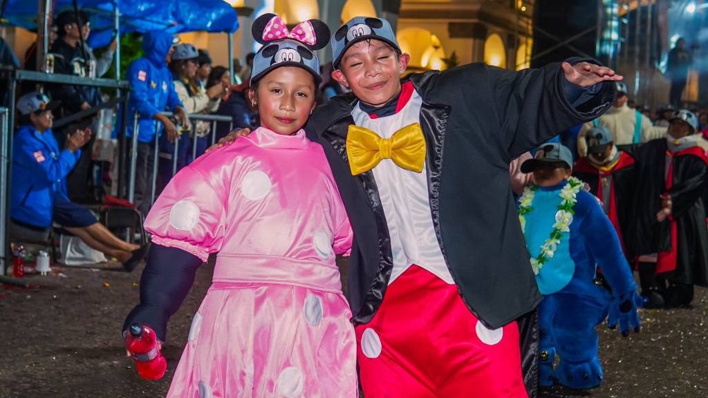 El convite infantil de Santo Domingo alegró el Parque de Mixco. | Cortesía