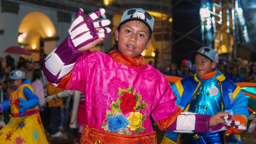 El convite infantil de Santo Domingo alegró el Parque de Mixco. | Cortesía