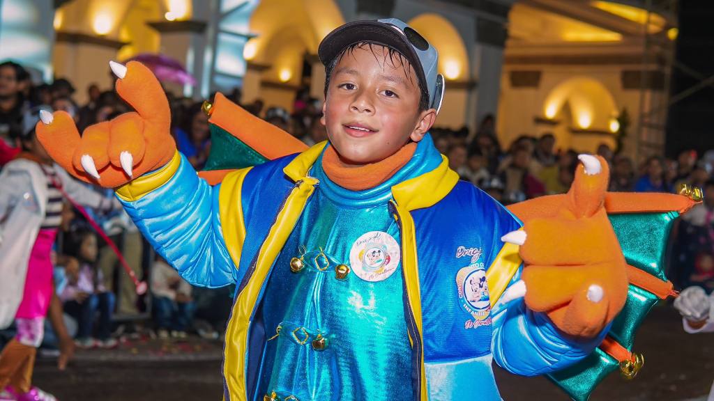 El convite infantil de Santo Domingo alegró el Parque de Mixco. | Cortesía