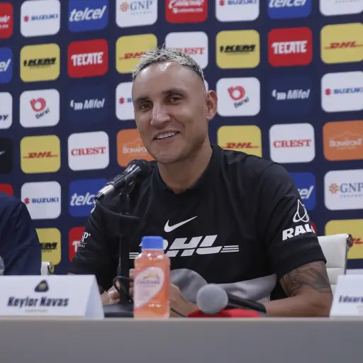 Keylor Navas ofreció su primera conferencia de prensa como nuevo jugador de Pumas 