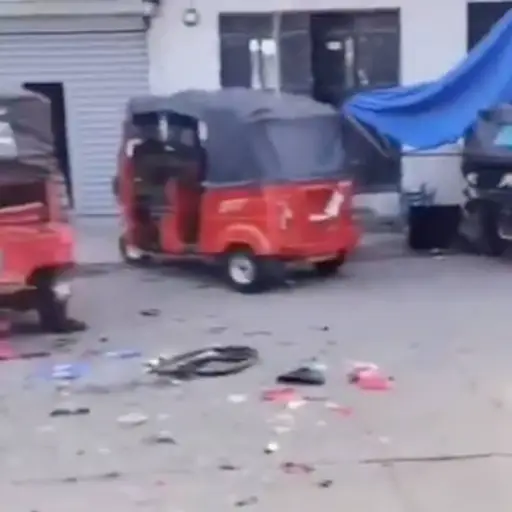 Accidente de tránsito en zona 6. ,Captura de pantalla video X.