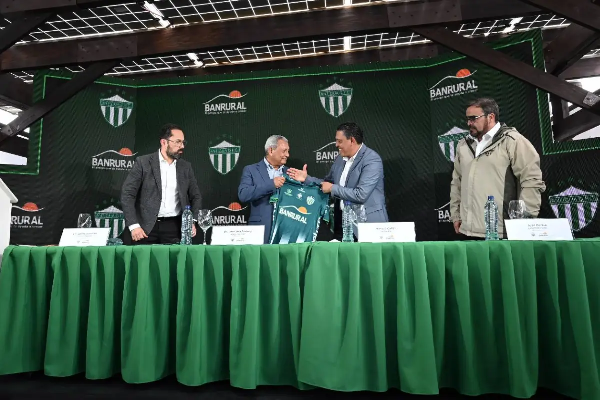 Banrural será patrocinador oficial de Antigua GFC , Cortesía