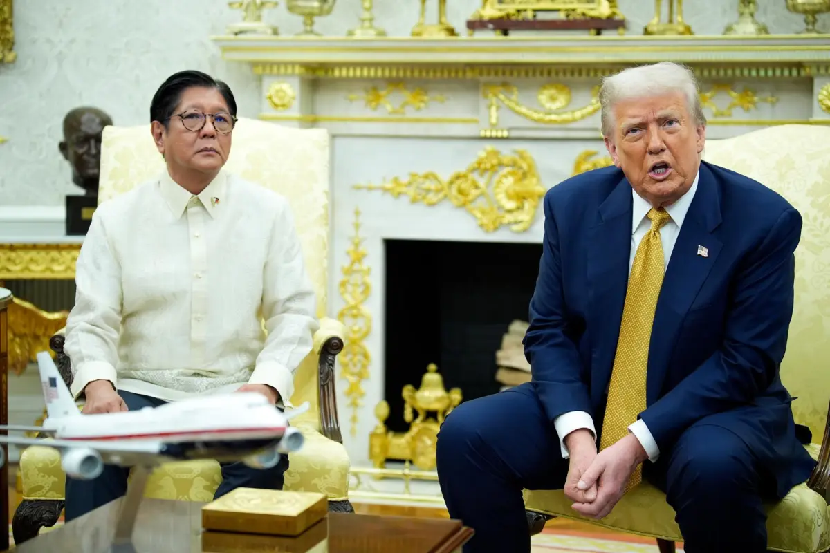 Ferdinand Marcos Jr. y Donald Trump en la Casa Blanca, EFE
