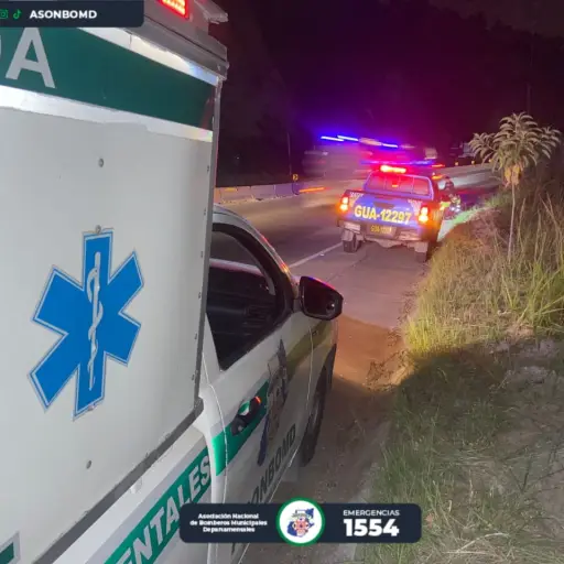 El cuerpo fue abandonado en la vía pública. ,Bomberos Municipales Departamentales