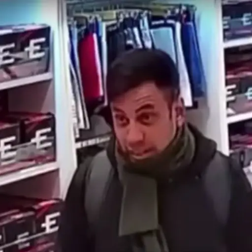 Robo en tienda de ropa. ,Captura de pantalla video Youtube.