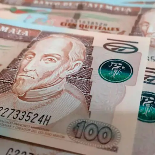 Billetes de Q100 ,SCSP