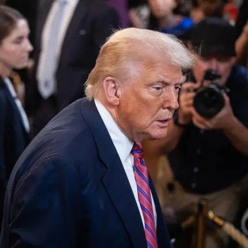 Fotografía del 18 de julio de 2025 del presidente de EE ,UU