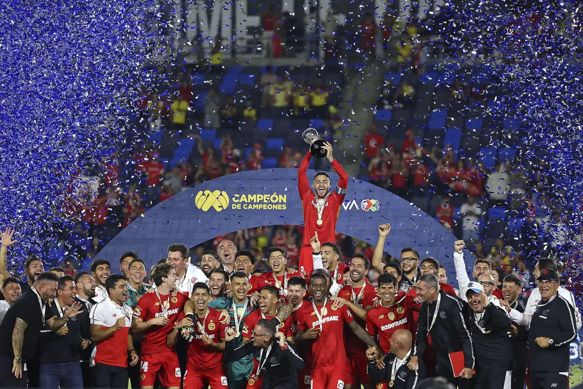 Toluca se consagra campeón de campeones del futbol mexicano - Toluca