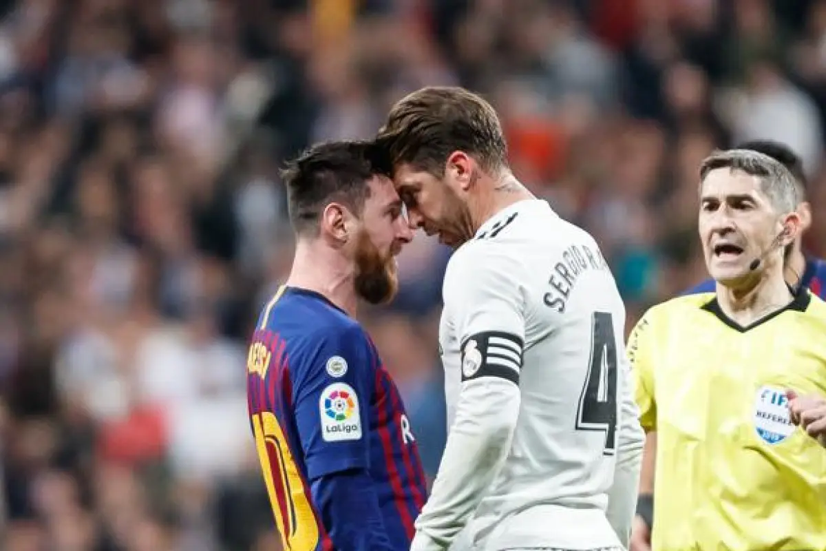 Leo Messi y Sergio Ramos en un Clásico entre Barcelona y Real Madrid - EFE