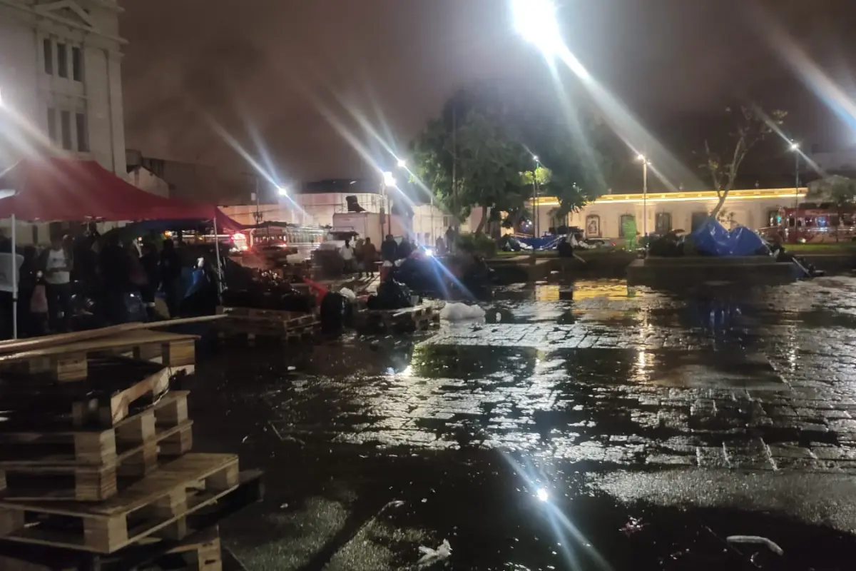 STEG empieza a desmontar su campamento., Cortesía.