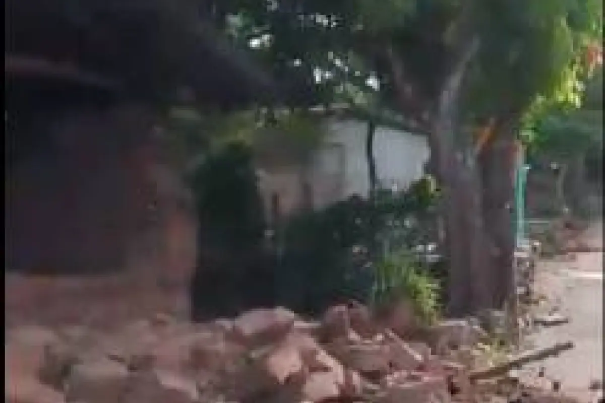 Daños en viviendas en Jutiapa, Captura de video
