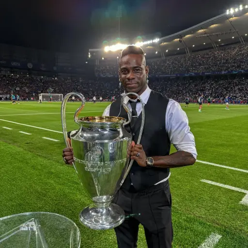 Mario Balotelli fue campeón de la Champions del 2010 con el Inter de Milán - instagram @mb459