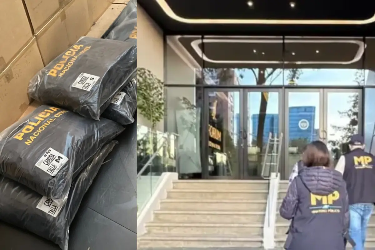 Allanamientos por posibles anomalías en compra de uniformes para el Ministerio de Gobernación., 