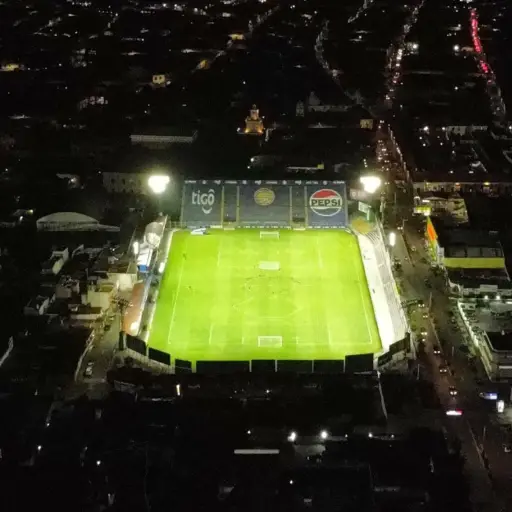 Nueva iluminación del Estadio Mario Camposeco - Xelajú MC