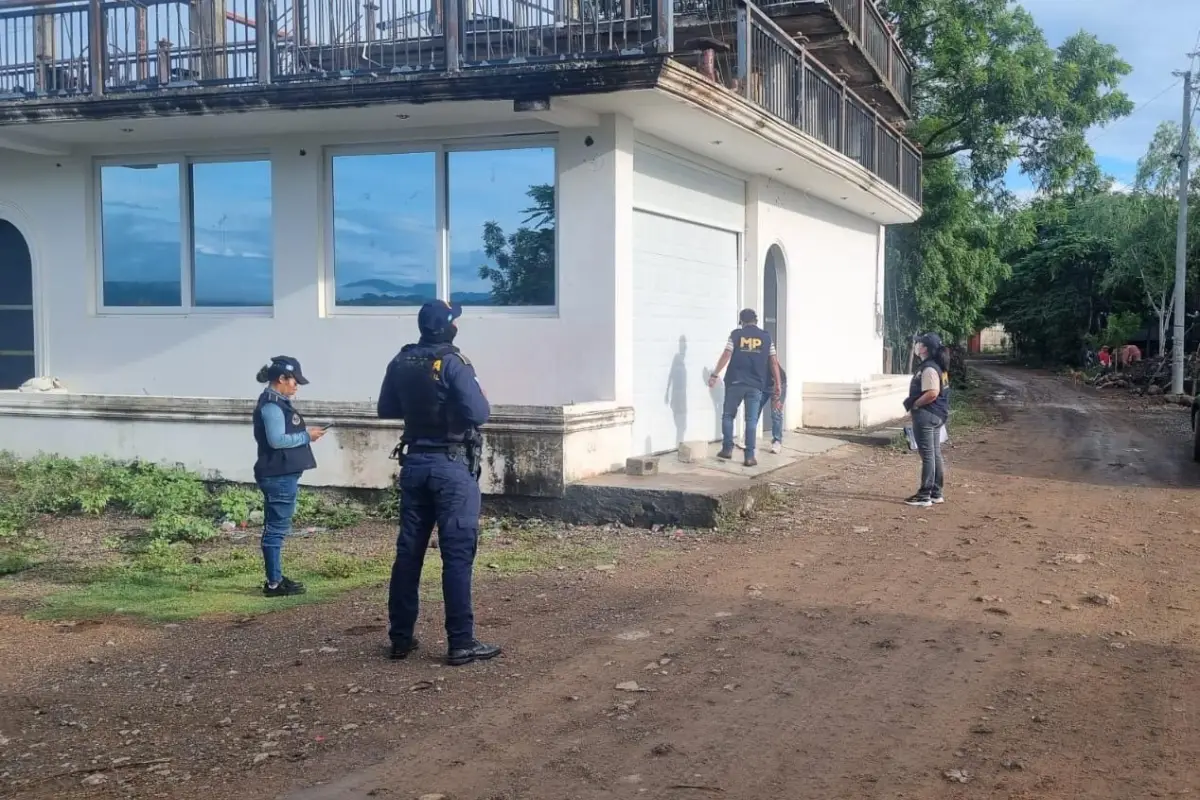 Una de las dligencias se desarrolló en el Barrio La Bolsa, por un caso que el MP no ha revelado. , MP