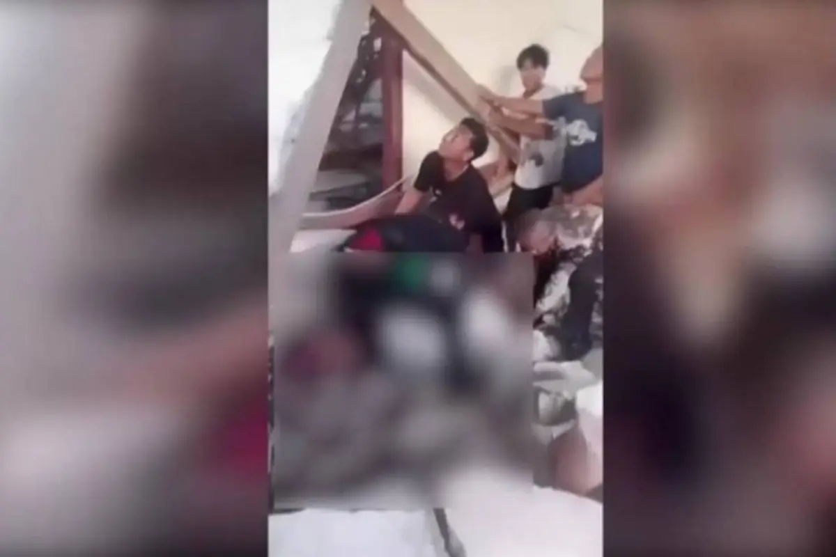 Un terremoto de 5,8 grados ha sacudido las islas Célebes de Indonesia., Captura de pantalla video X.