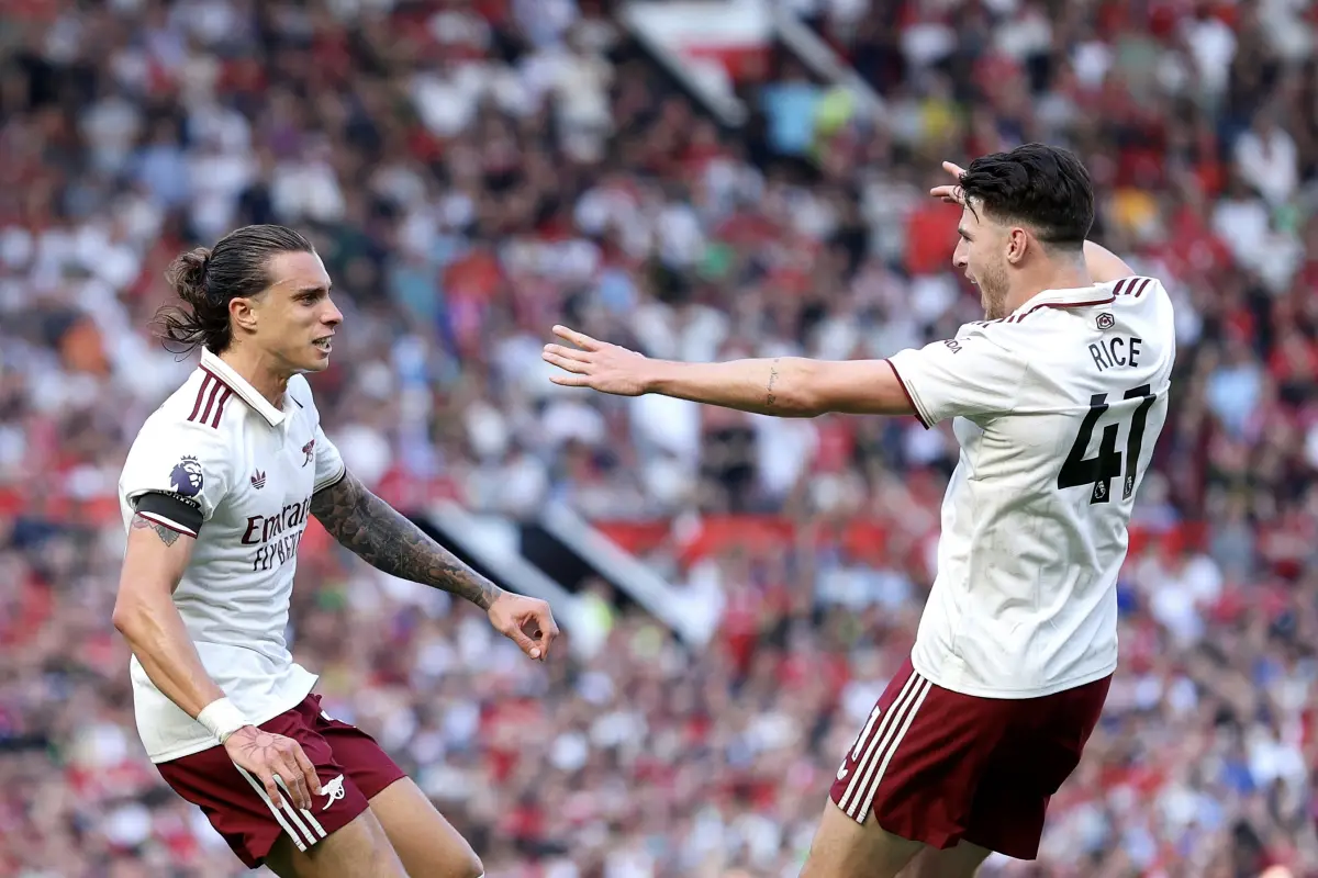 Celebración del Arsenal ante el Manchester United - Arsenal FC