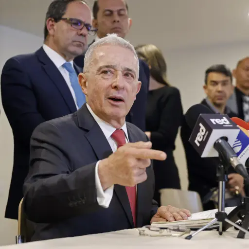 Álvaro Uribe, expresidente de Colombia ,EFE