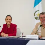 Presidente Arévalo recibe a su homóloga Claudia Sheinbaum t