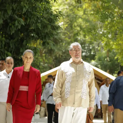 Ambos mandatarios se pronunciaron tras una reunión bilateral en el departamento de Petén. ,Gobierno de Guatemala