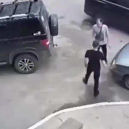 Discusión en el tránsito termina en tragedia. ,Captura de pantalla video X.