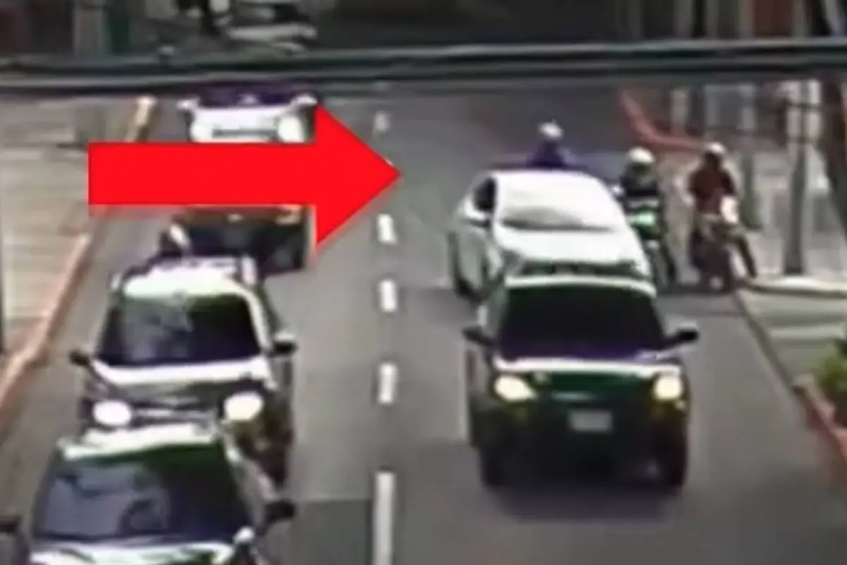 Ataque armado en zona 14., Captura de pantalla video X.