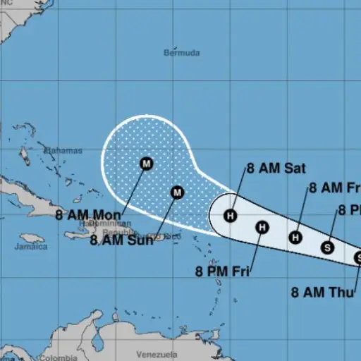 Huracán Erin se fortalece en el Atlántico ,NHC