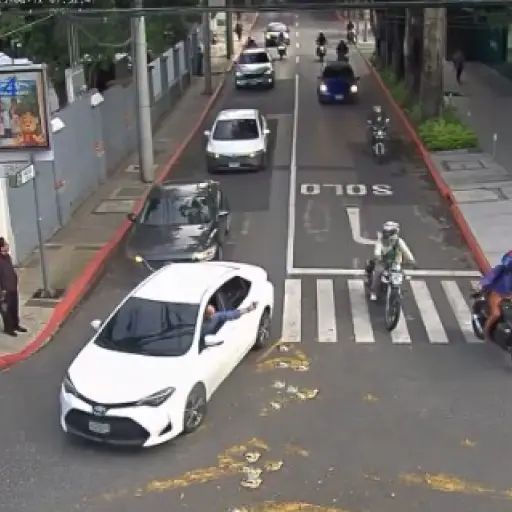 Ataque armado en zona 14  ,Captura de video