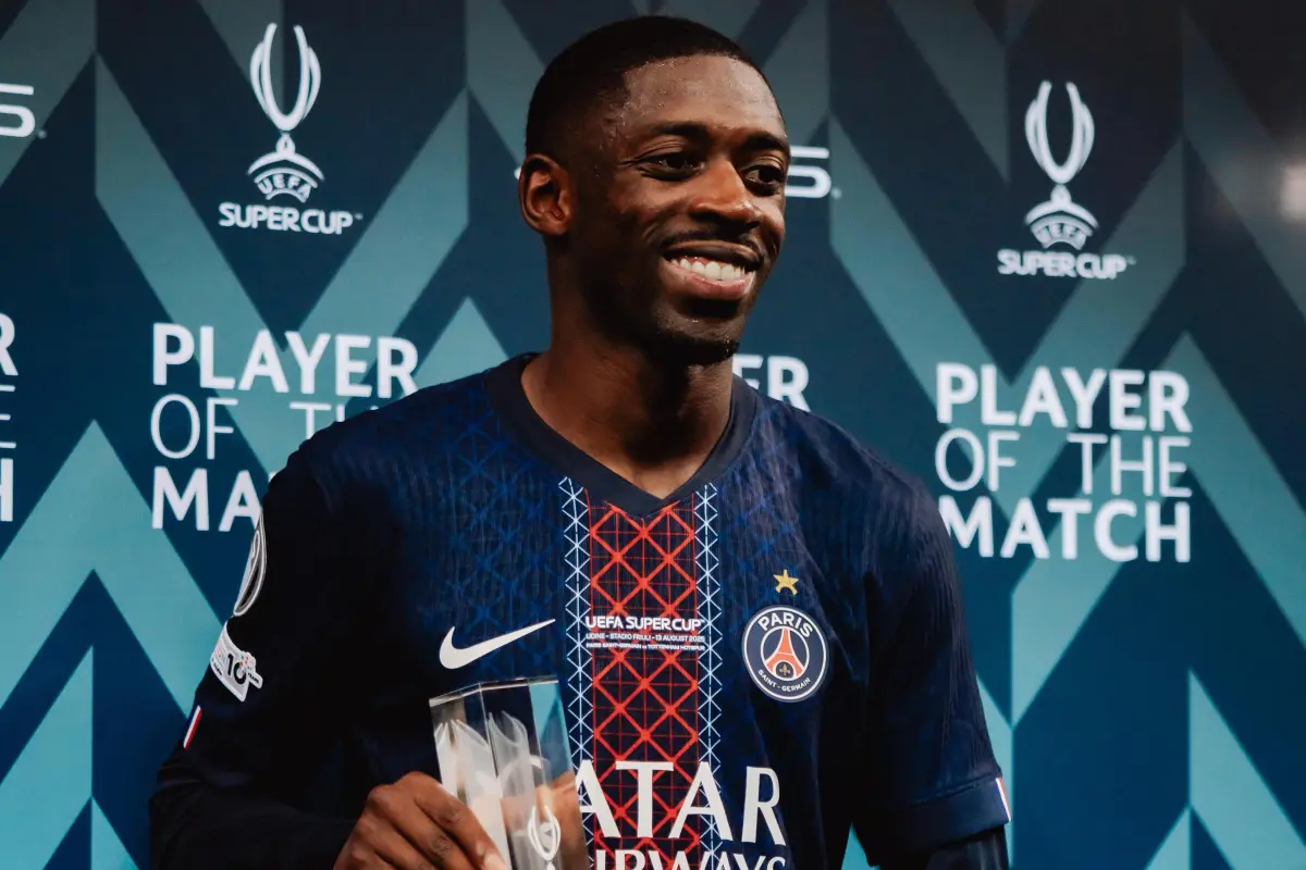 Ousmane Dembélé, MVP de la Supercopa de Europa 2025 - PSG