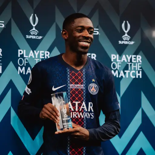 Ousmane Dembélé, MVP de la Supercopa de Europa 2025 - PSG
