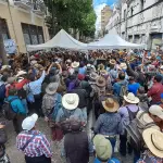 Expatrulleros protestan frente al Congreso para exigir aprobación de leyt