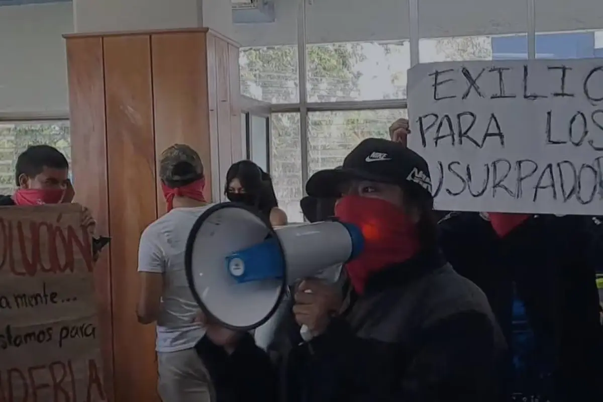 Los estudiantes de la Escuela de Ciencias Psicológicas de la Usac realizaron una protesta., Omar Solís/Emisoras Unidas