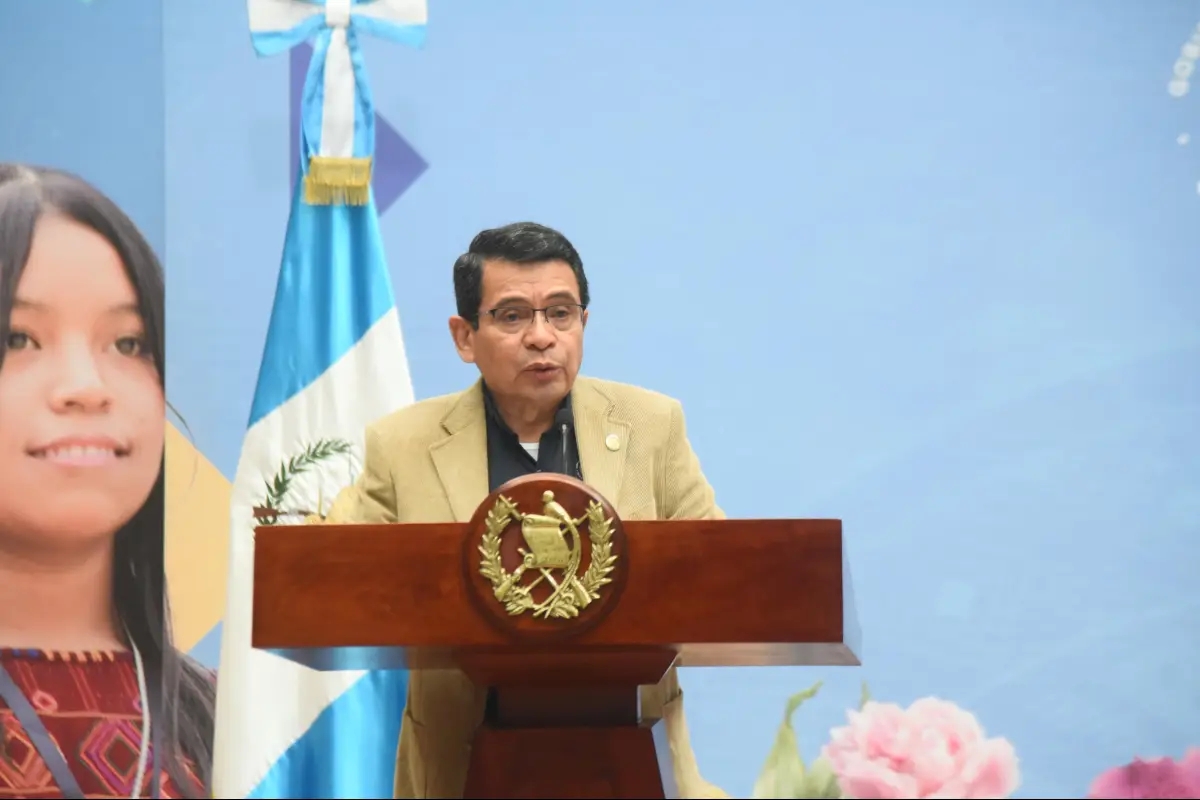El ministro de Comunicaciones, Miguel Ángel Díaz, durante una conferencia en el Palacio Nacional., Omar Solís/Emisoras Unidas
