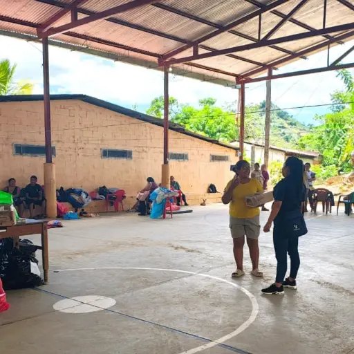  Personas mexicanas desplazadas a la aldea Guailá. ,PDH.
